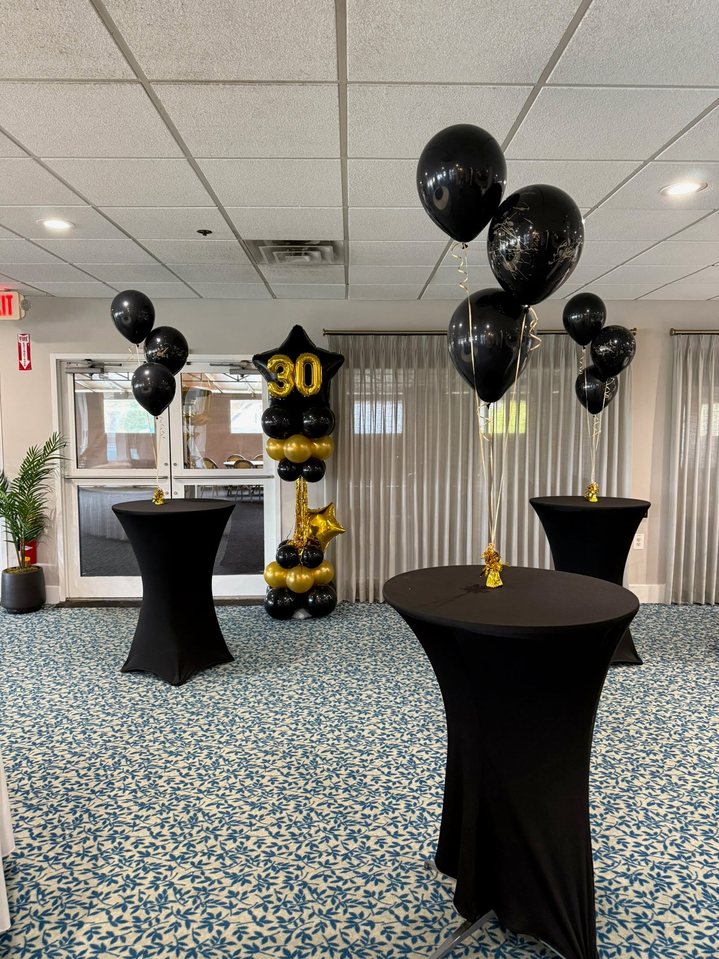 3 Latex Centerpiece