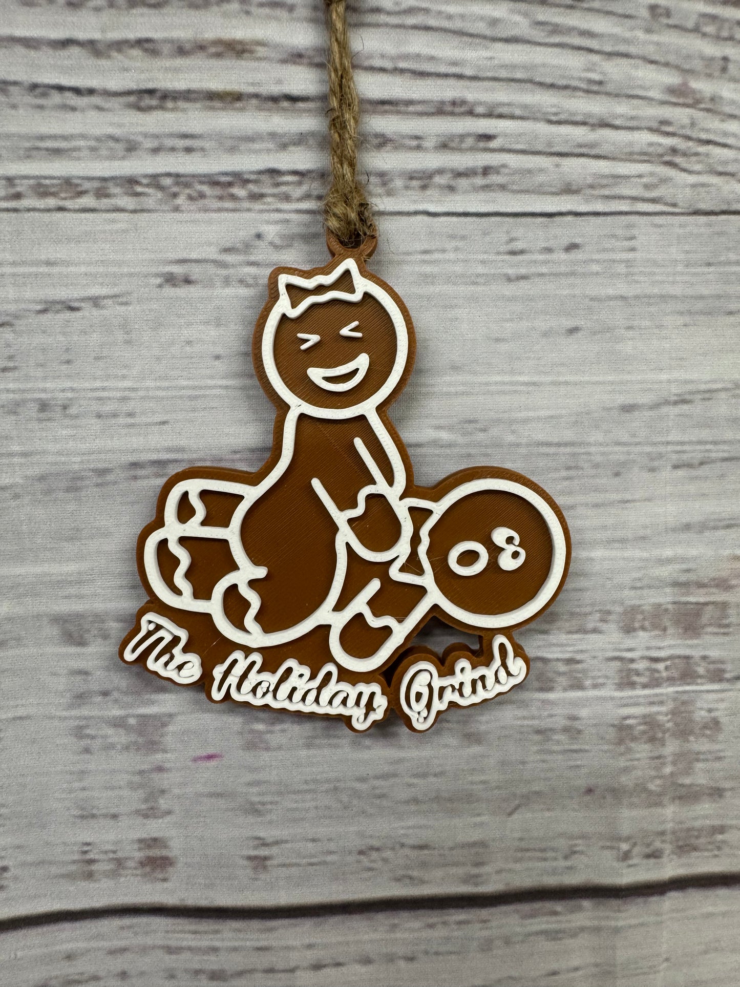 Naughty Gingerbread Ornament