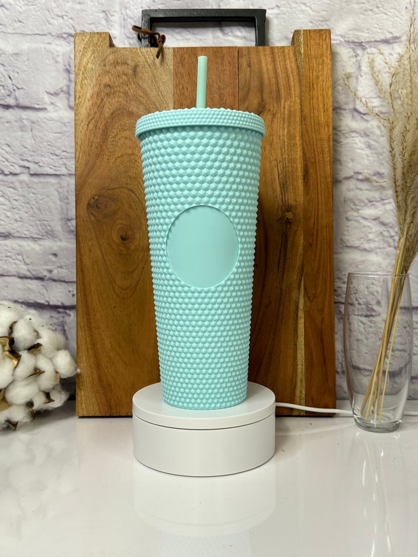24oz Studded Tumbler with Candy and Straw Buddy