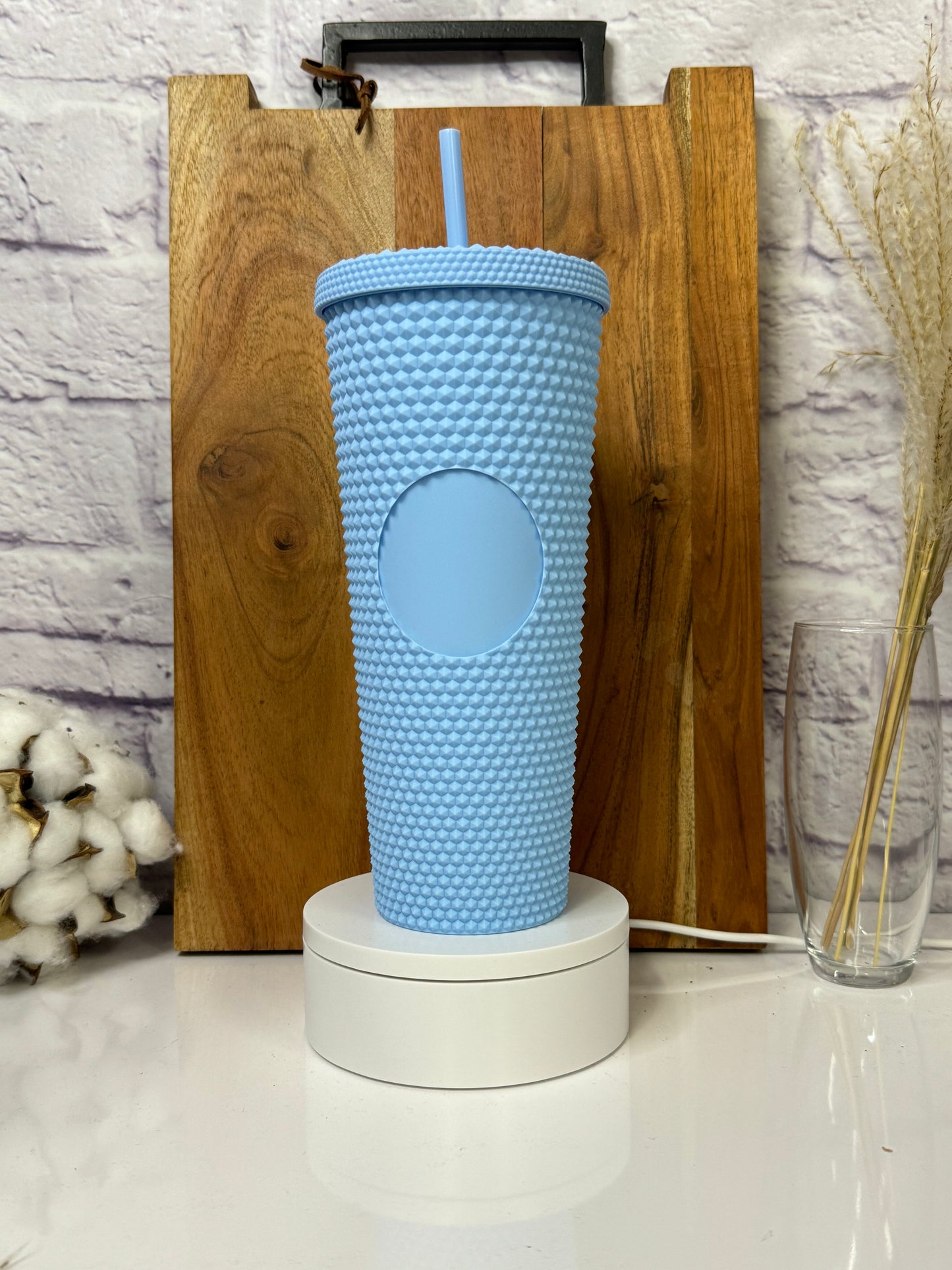 24oz Studded Tumbler with Candy and Straw Buddy
