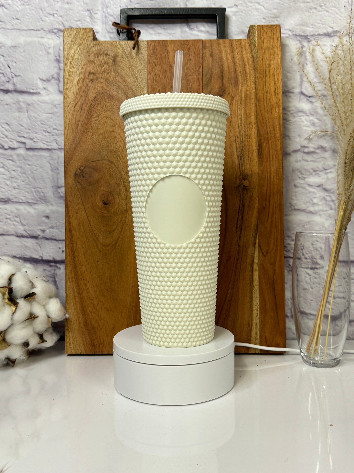 24oz Studded Tumbler with Candy and Straw Buddy