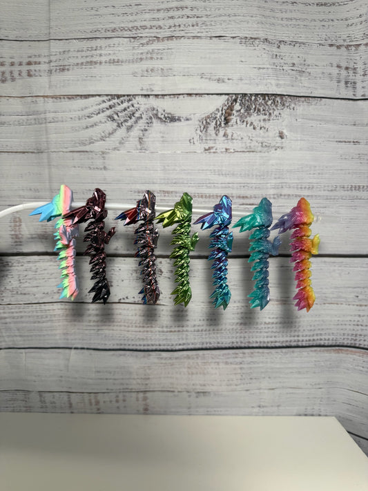 Crystal Dragon Straw Buddy