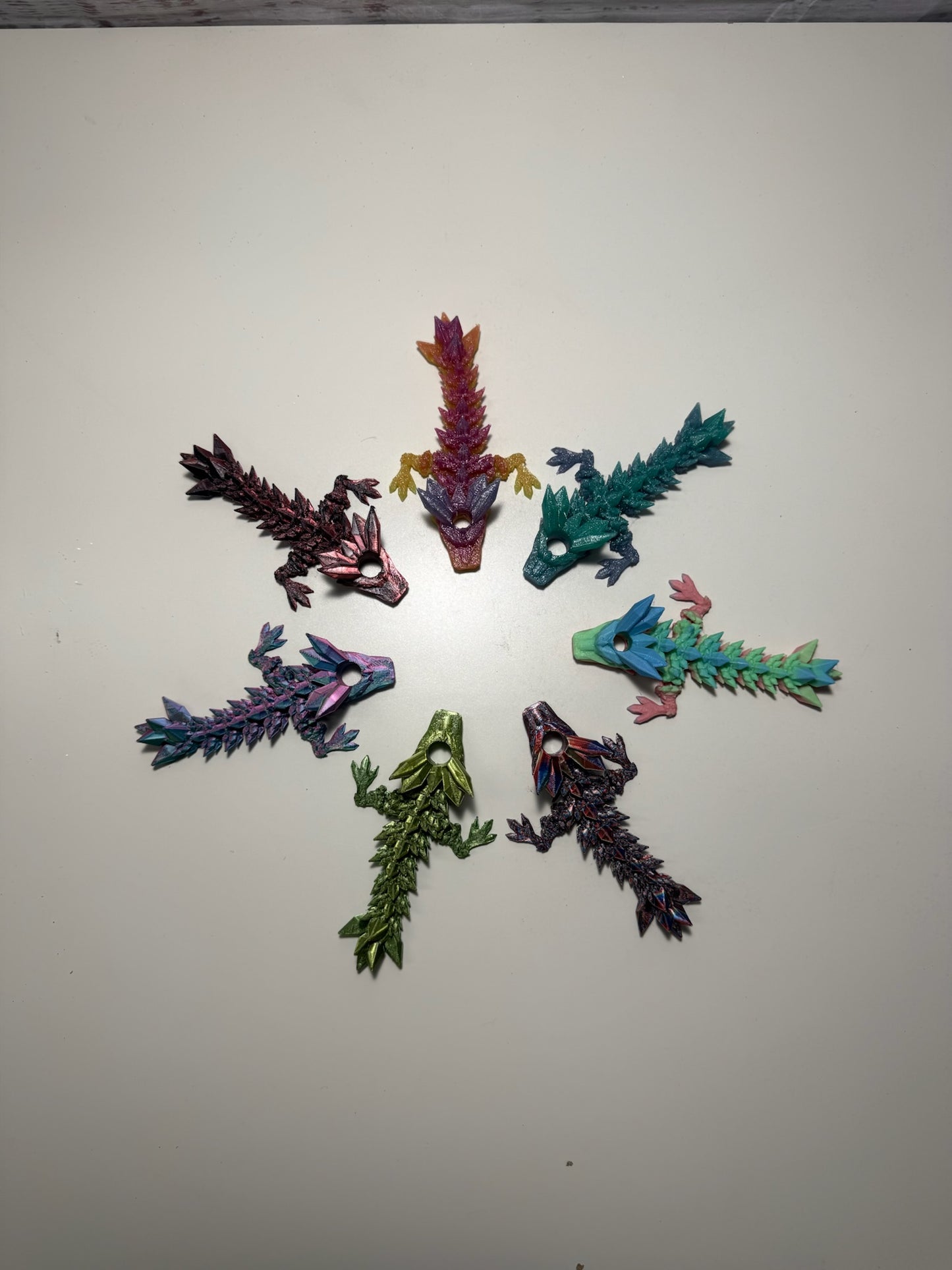 Crystal Dragon Straw Buddy