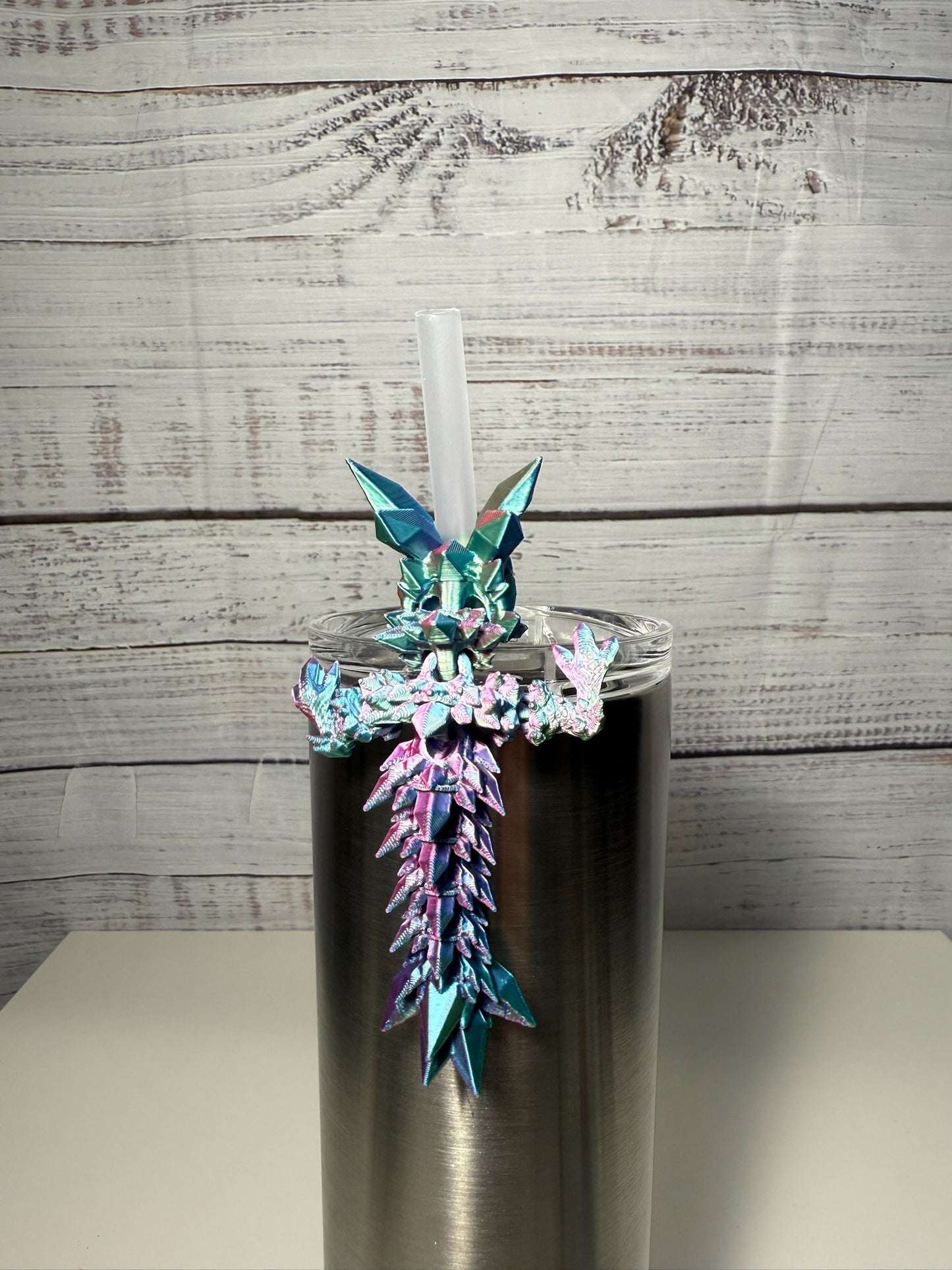 Crystal Dragon Straw Buddy