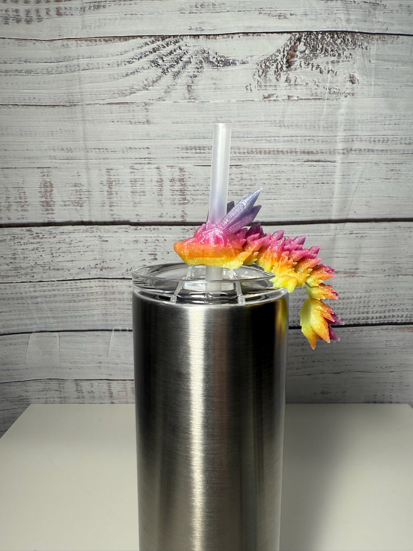Crystal Dragon Straw Buddy