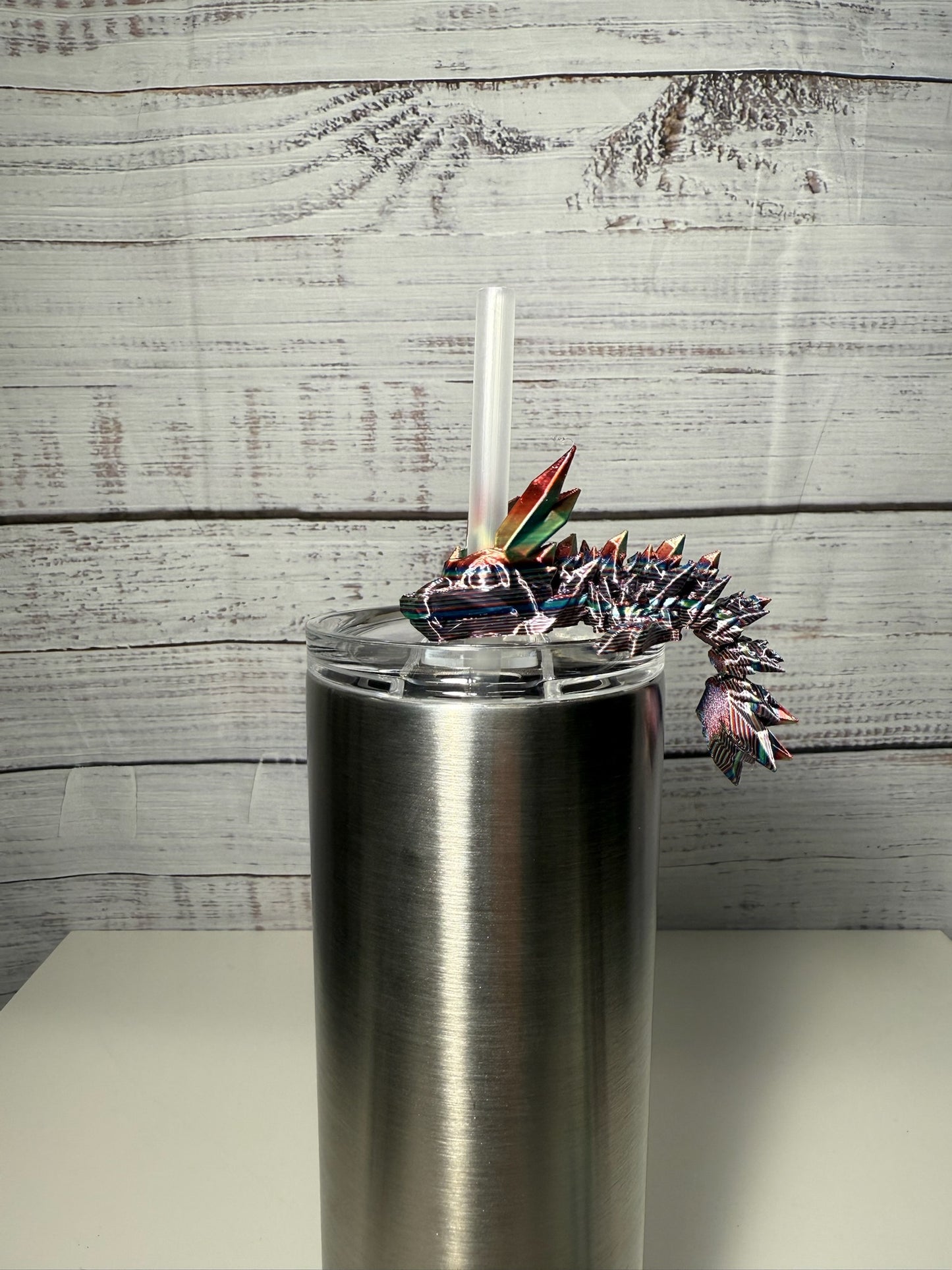 Crystal Dragon Straw Buddy