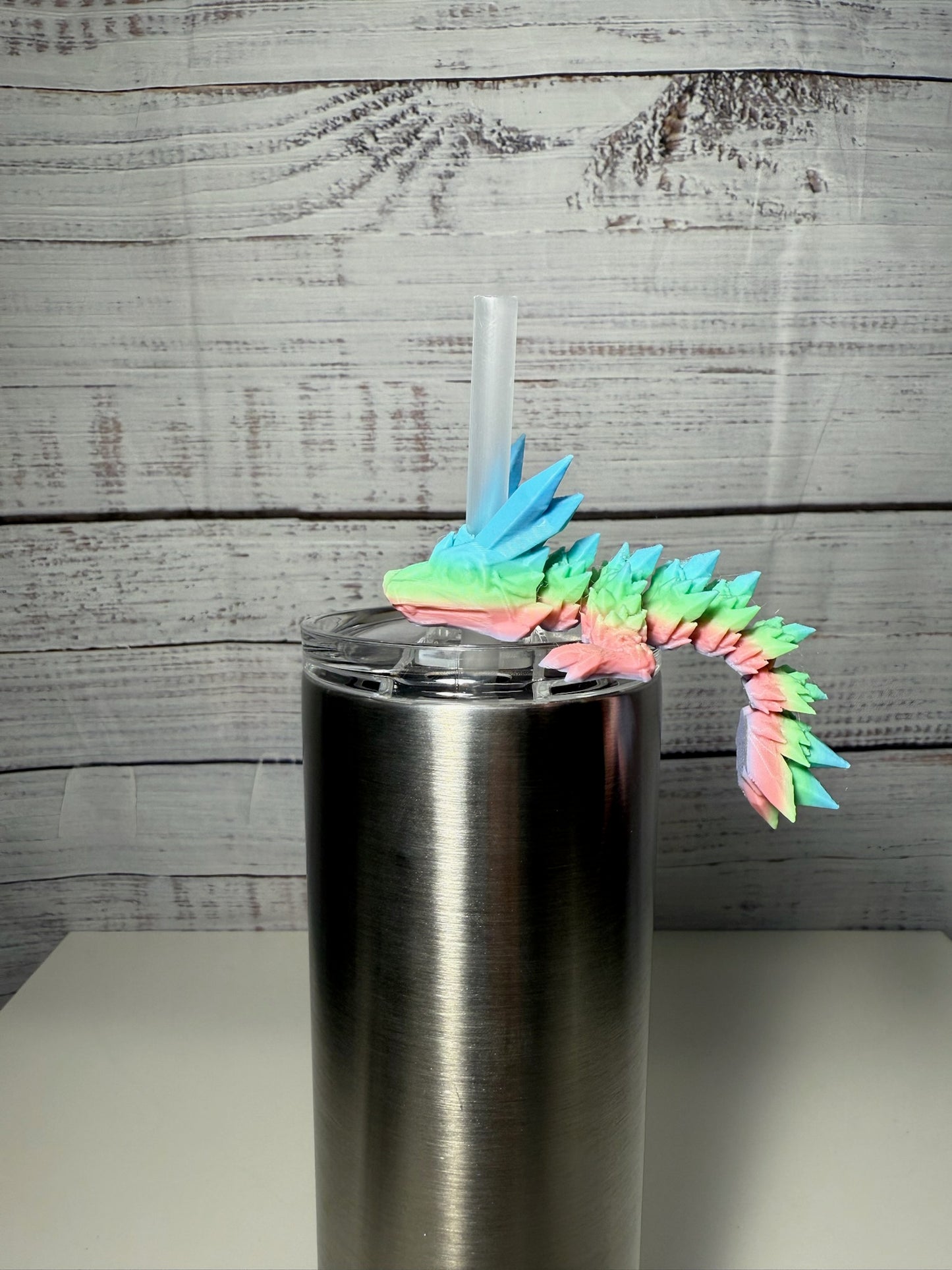 Crystal Dragon Straw Buddy