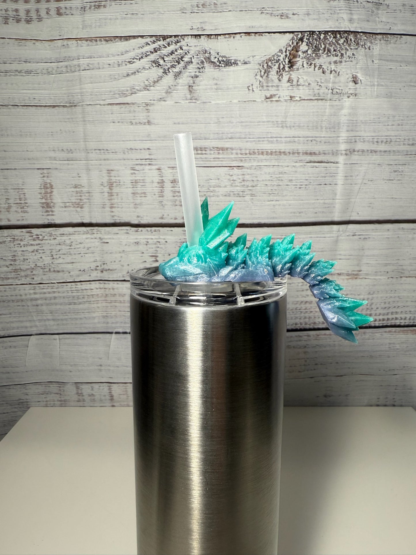 Crystal Dragon Straw Buddy