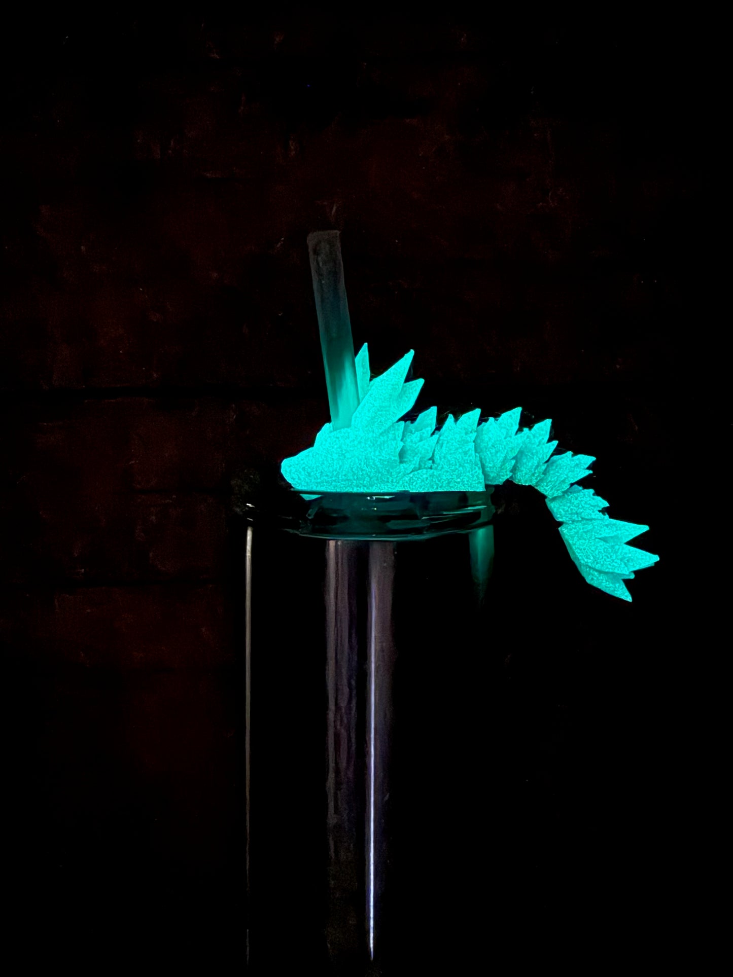 Crystal Dragon Straw Buddy