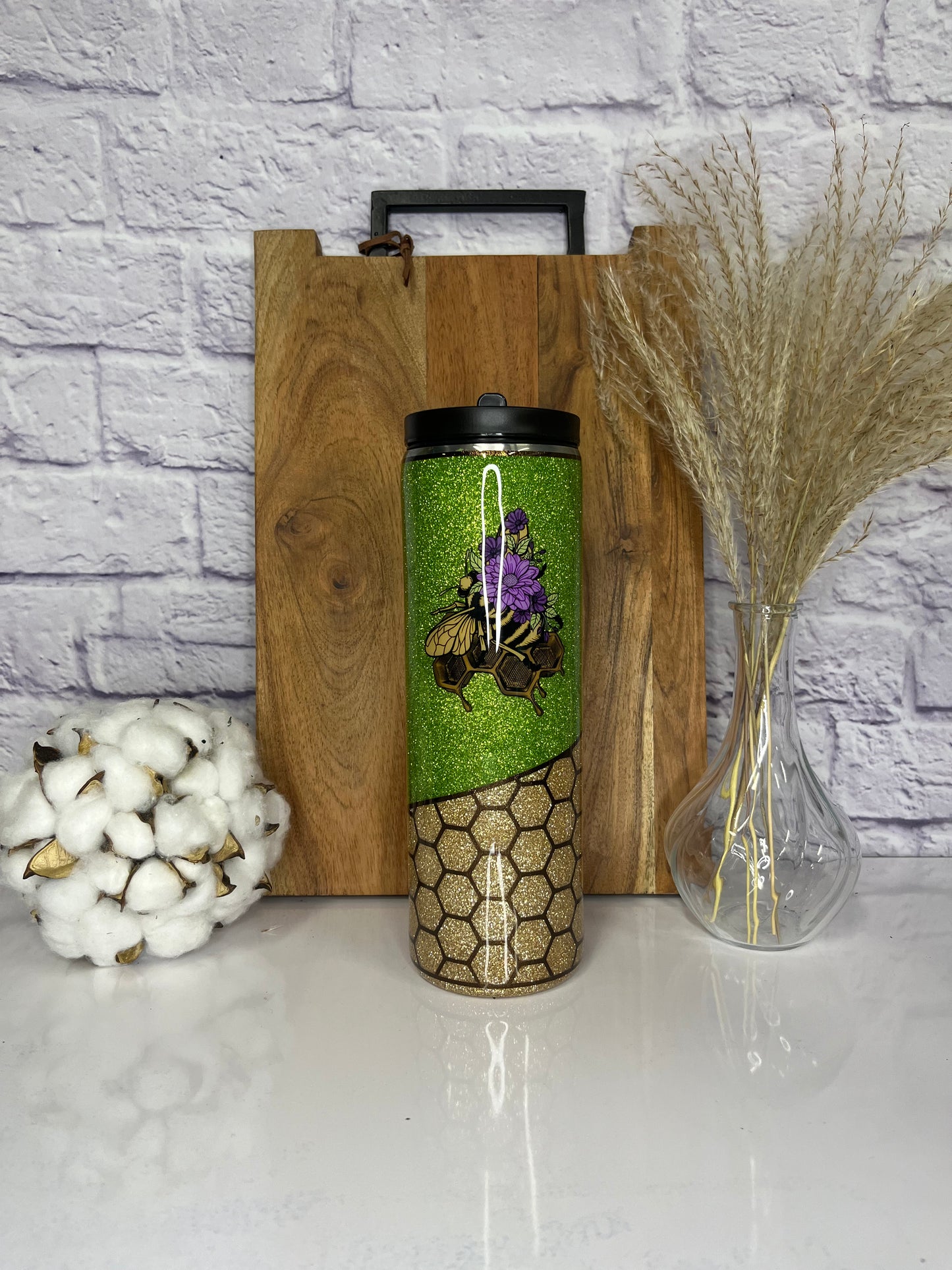 RTS 30oz š Purple, Gold & Lime