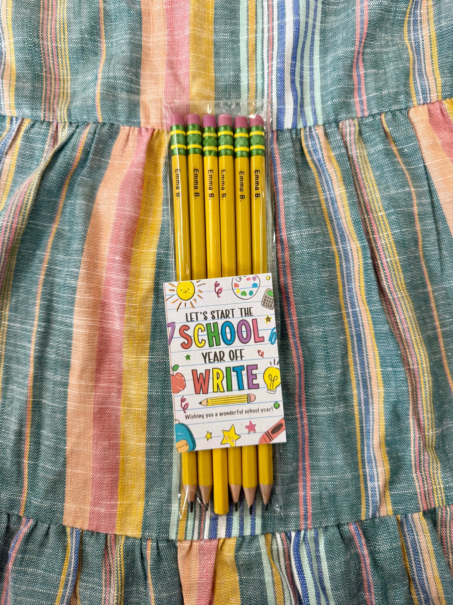 Engraved #2 Pencils