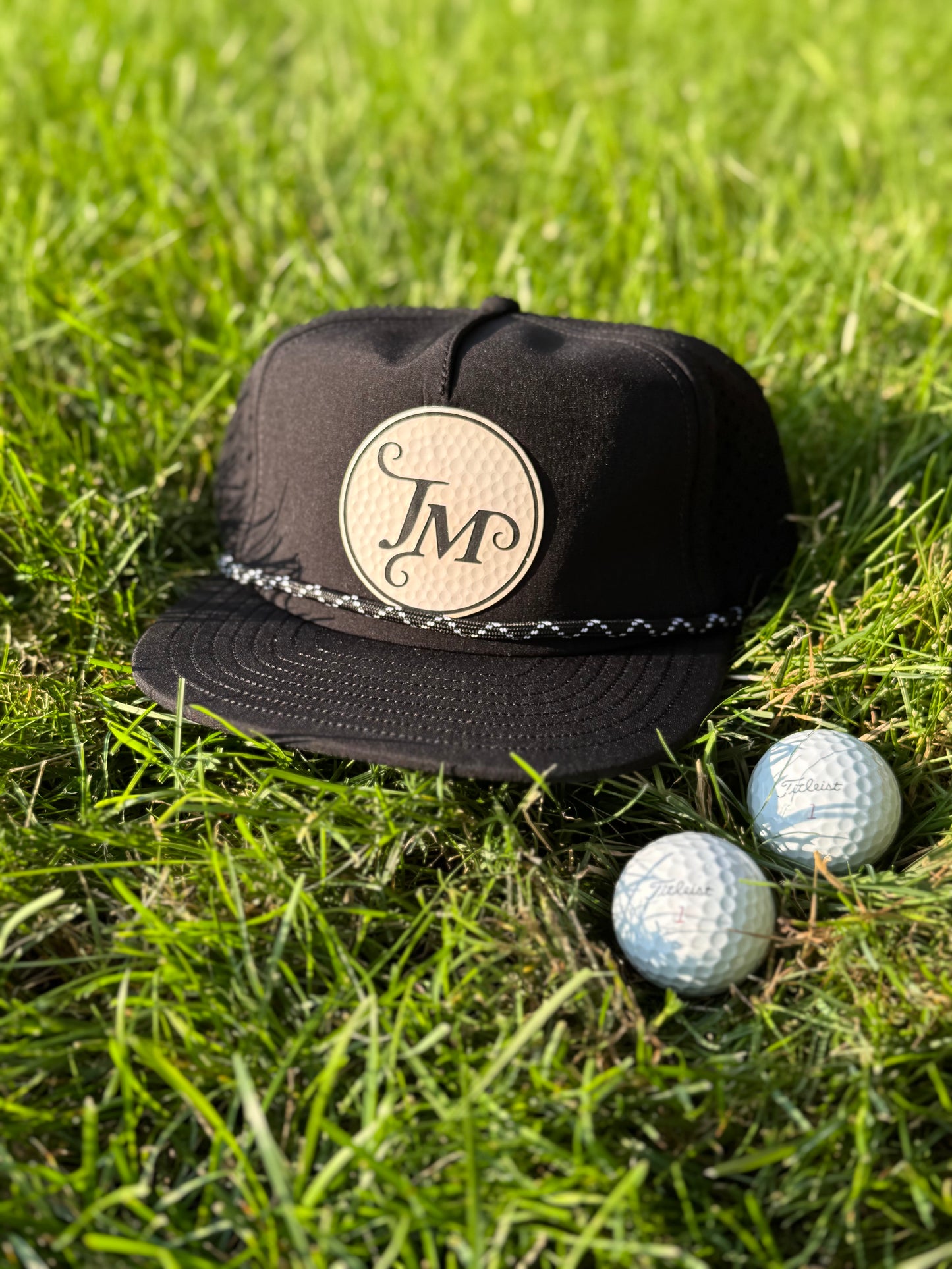 Initials Golf Ball Hat