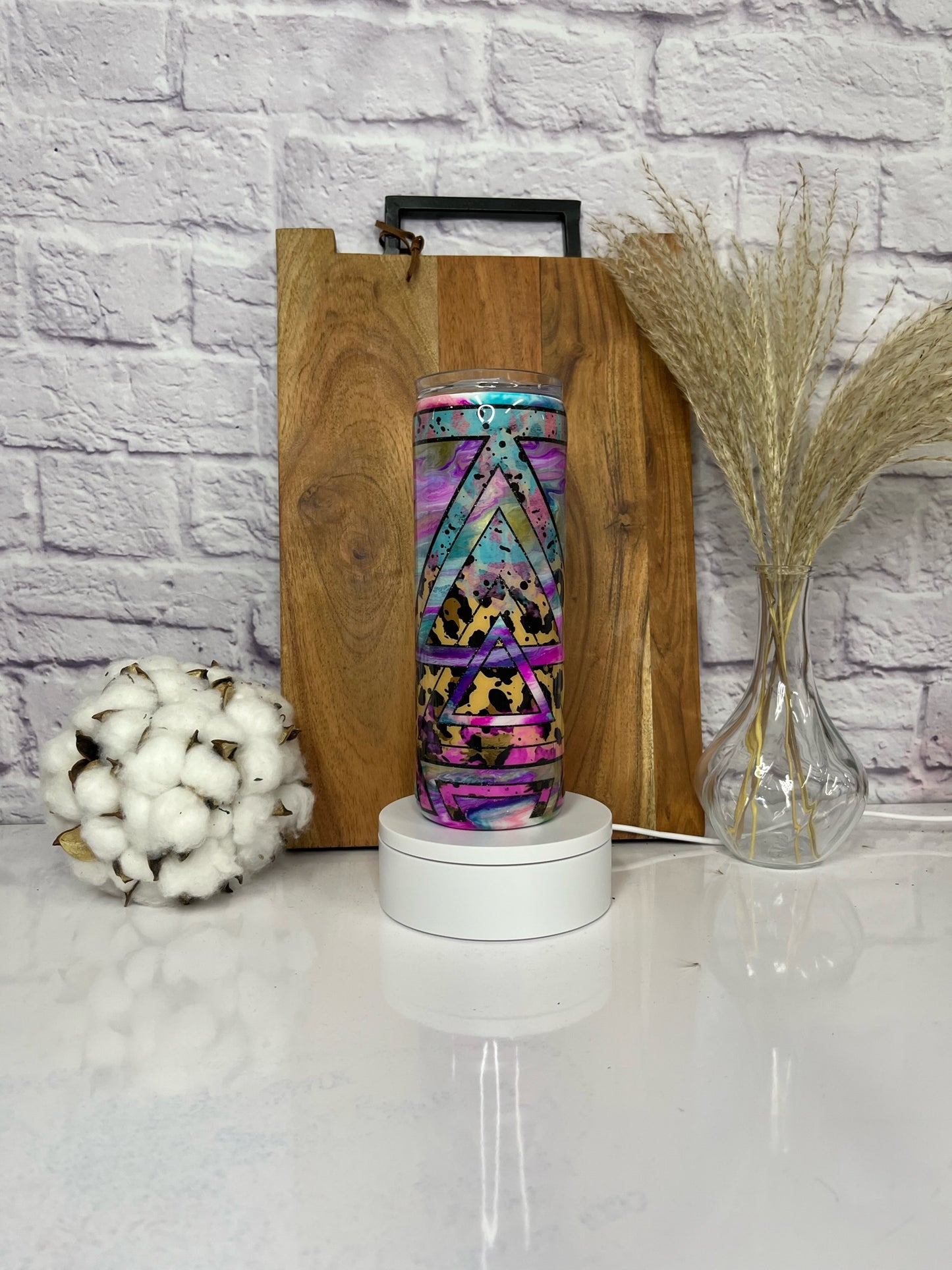 RTS 20oz Cheetah Ink & Template