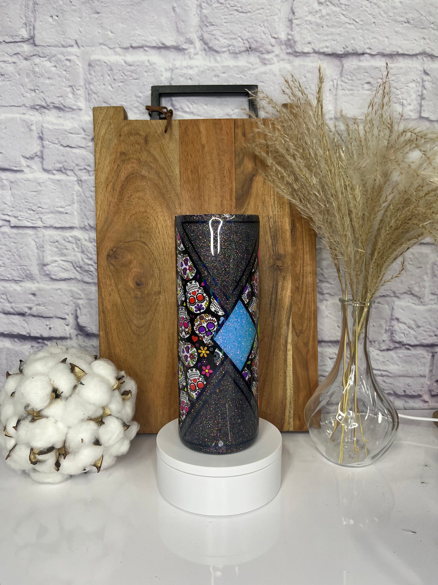 RTS 20oz 🍬💀 Tumbler (Diamonds)