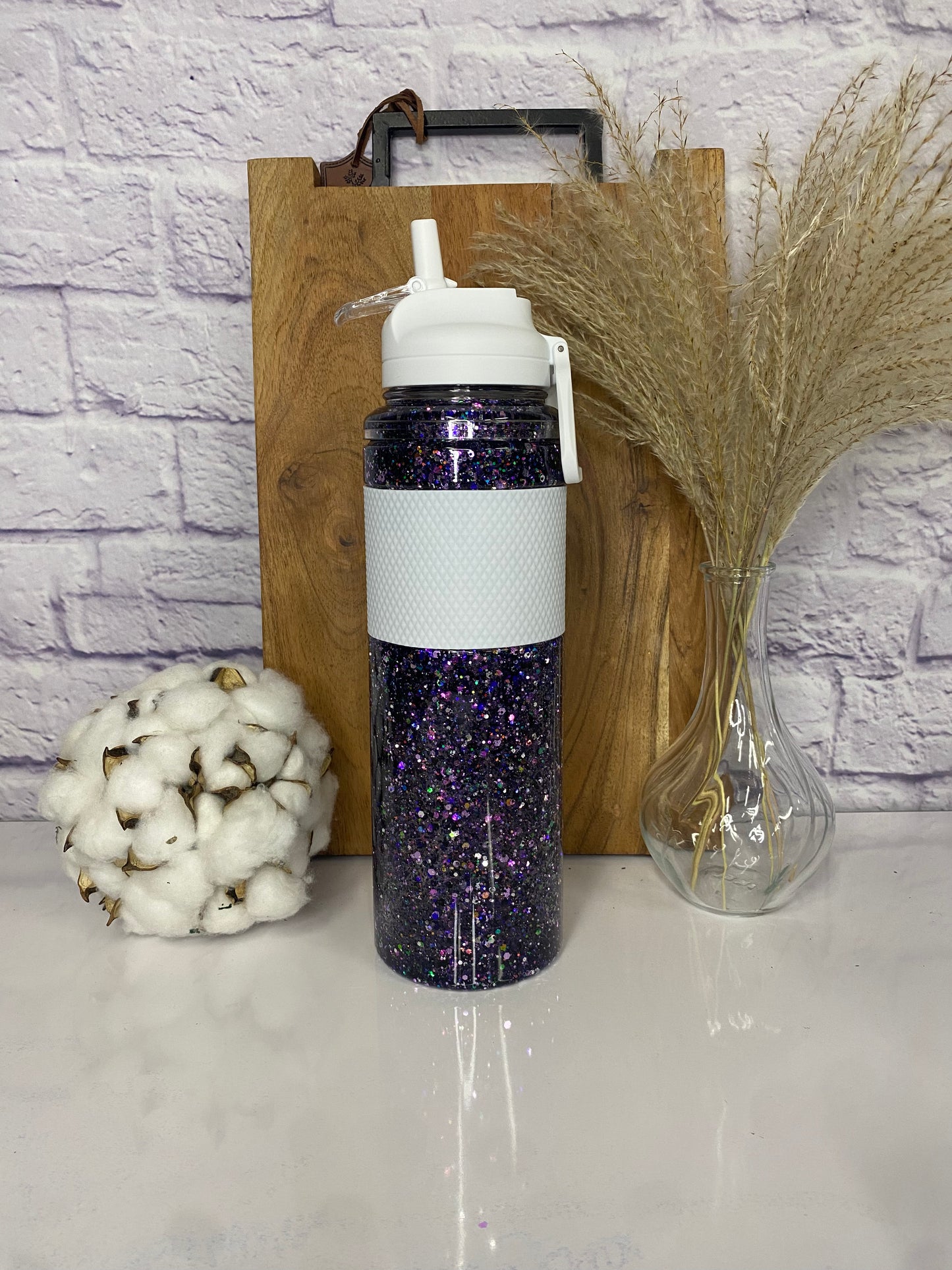 32oz Snow Globe Bottle - Duo Lid