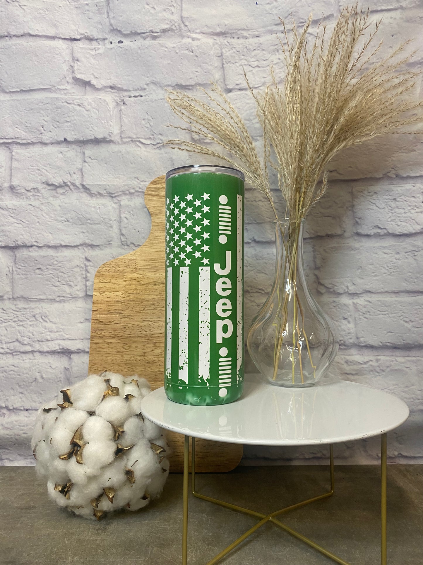 Jeep Flag Tumbler