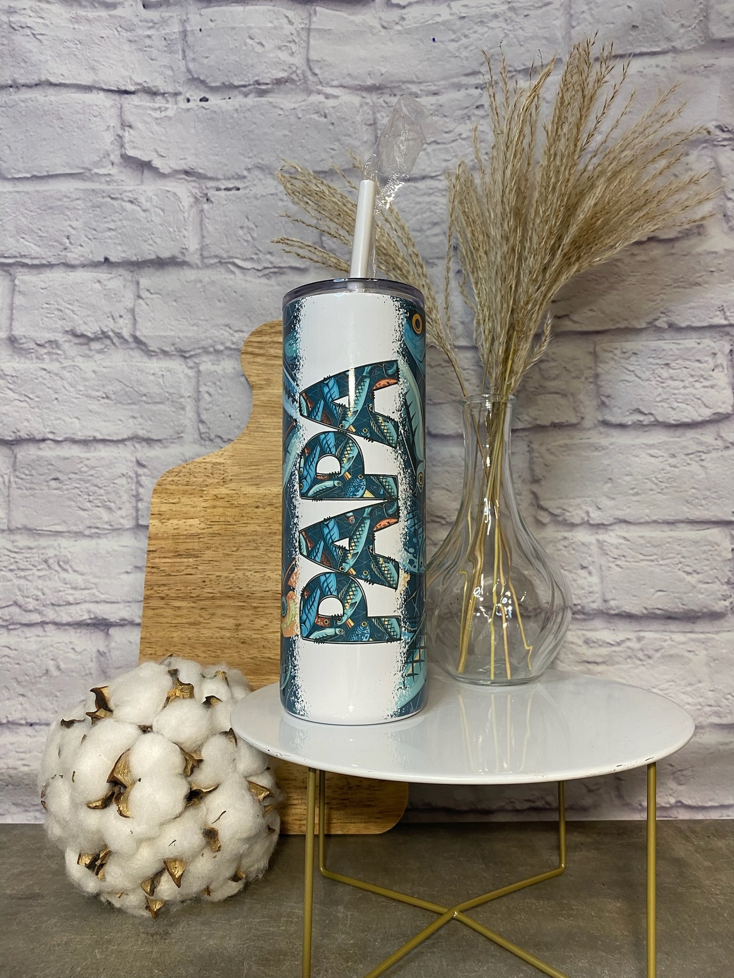 Papa Fish Tumbler