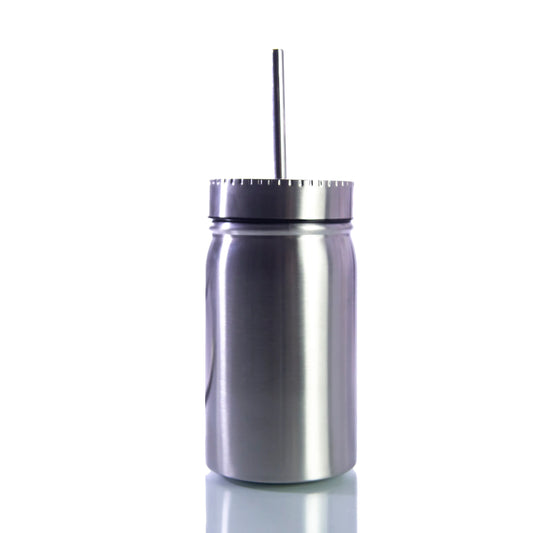 17oz Stainless Steel Mason Jar