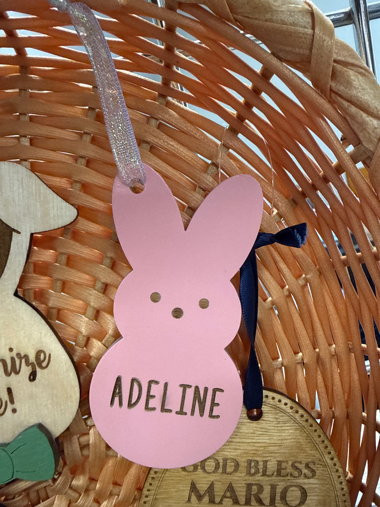 Peep Basket Tag