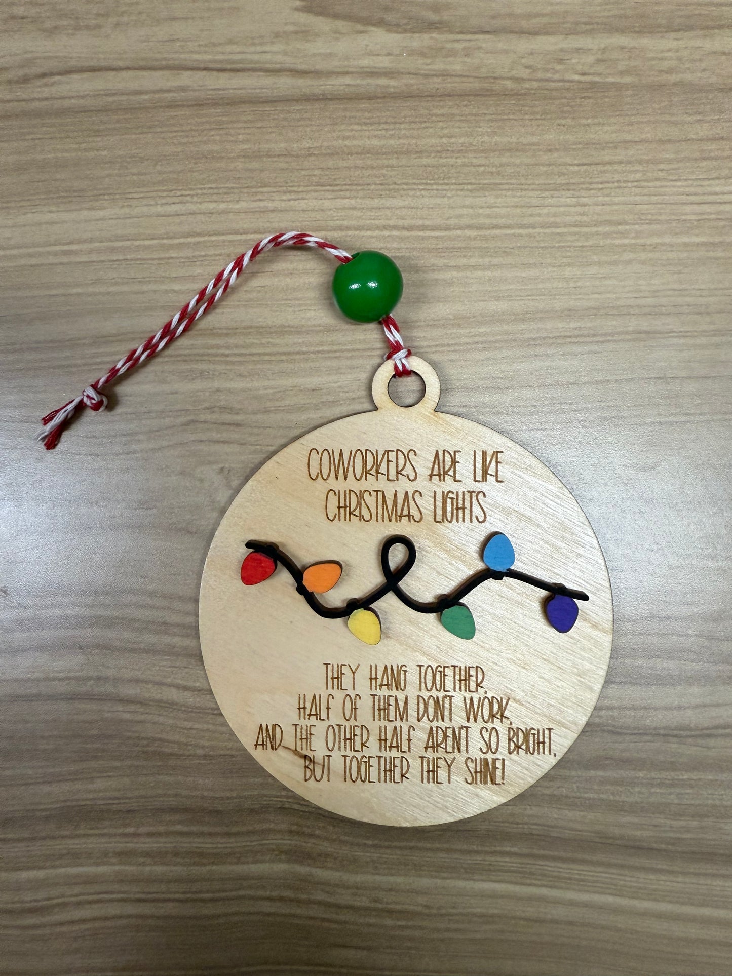 Acrylic/ Wood Ornament