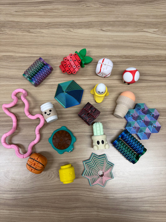 3D Fidgets & Keychains