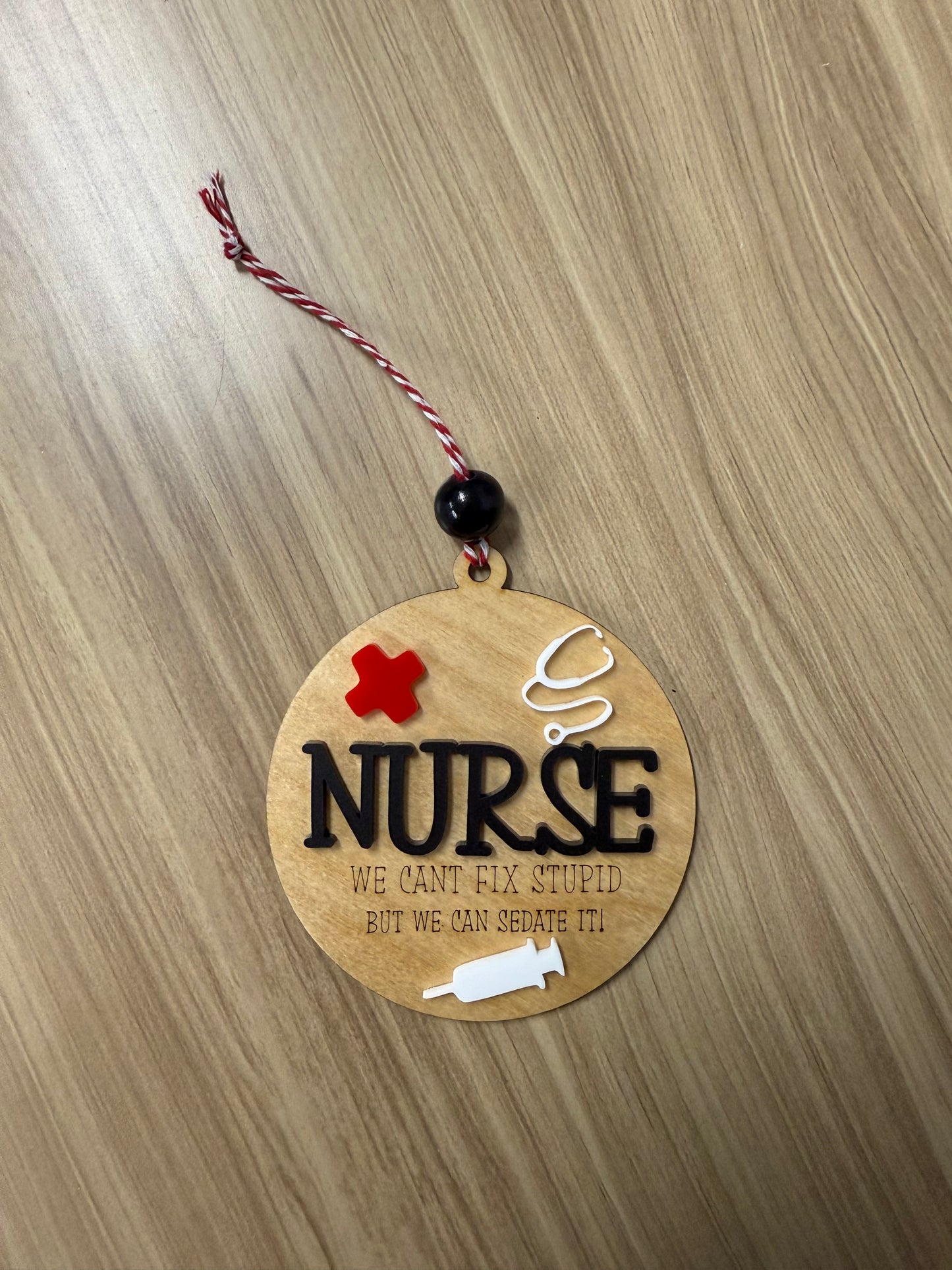 Acrylic/ Wood Ornament