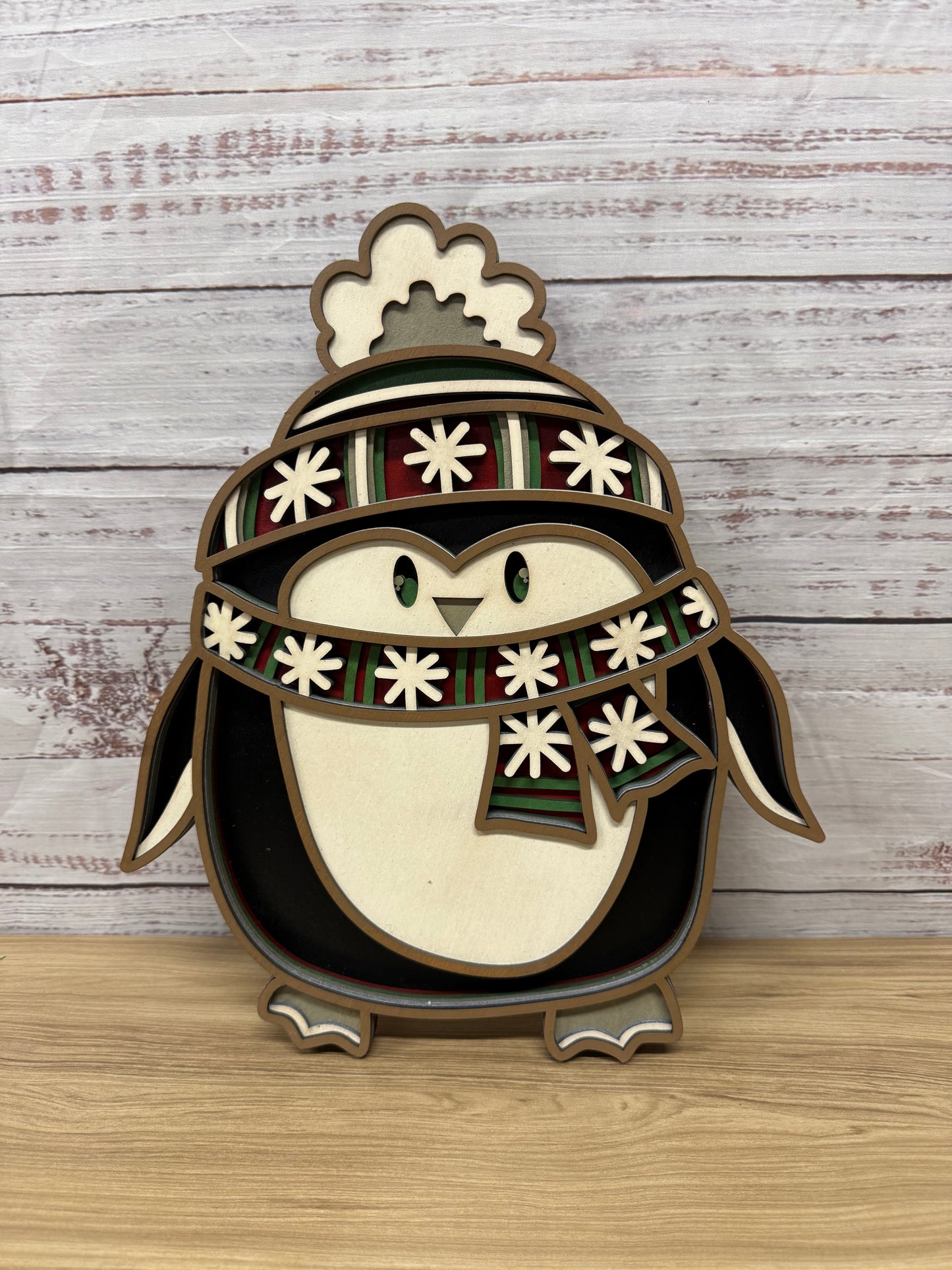 Winter Penguin Mural