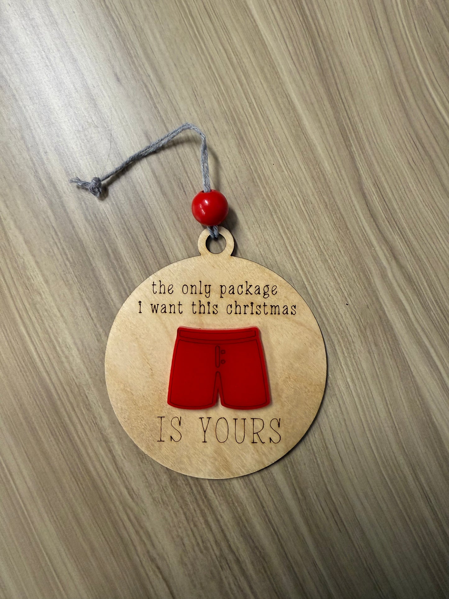 Acrylic/ Wood Ornament