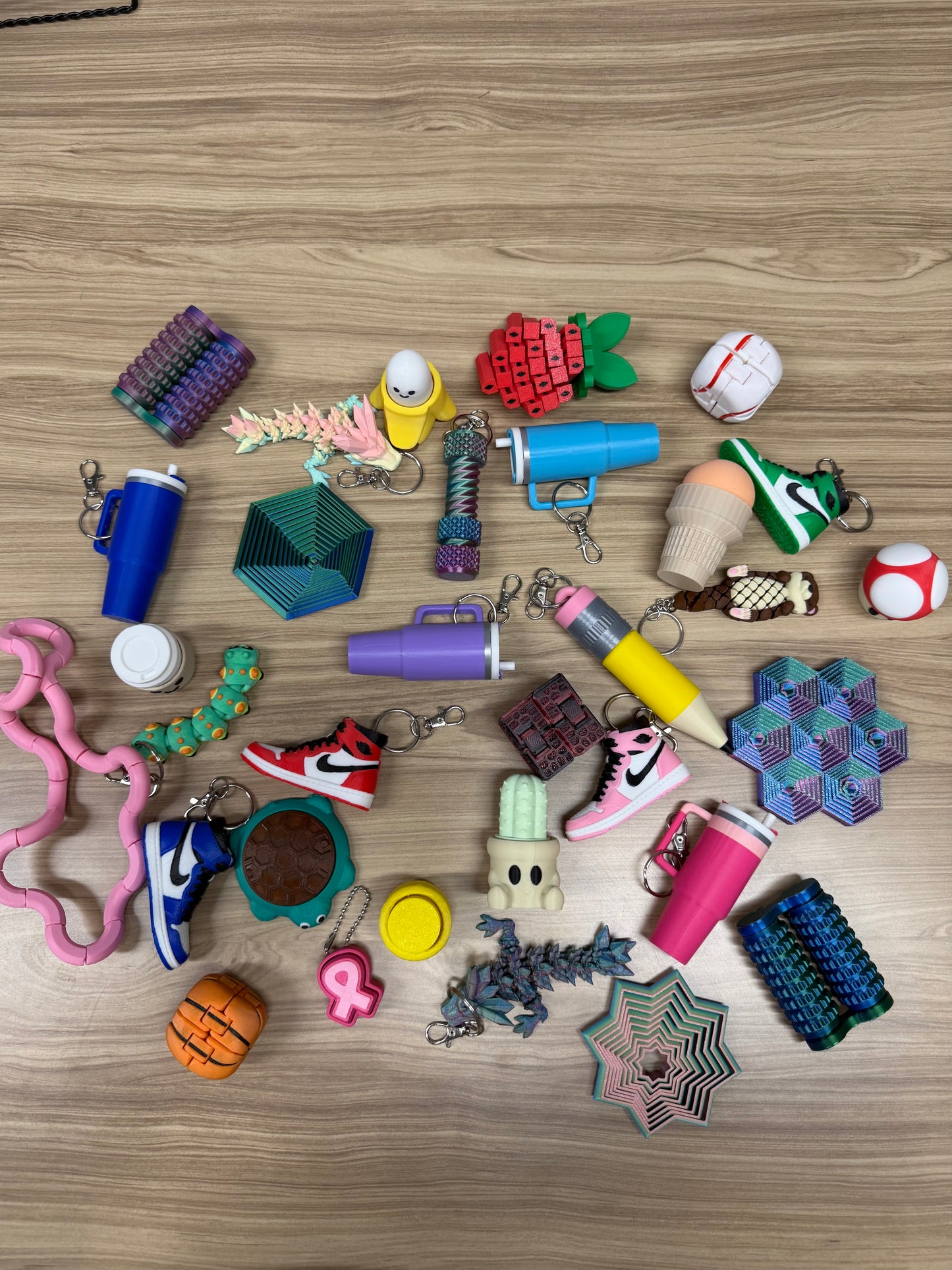 3D Fidgets & Keychains