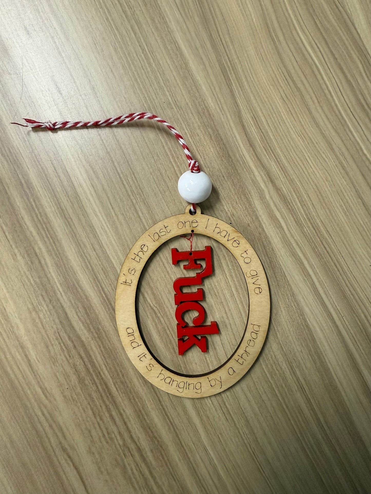 Acrylic/ Wood Ornament