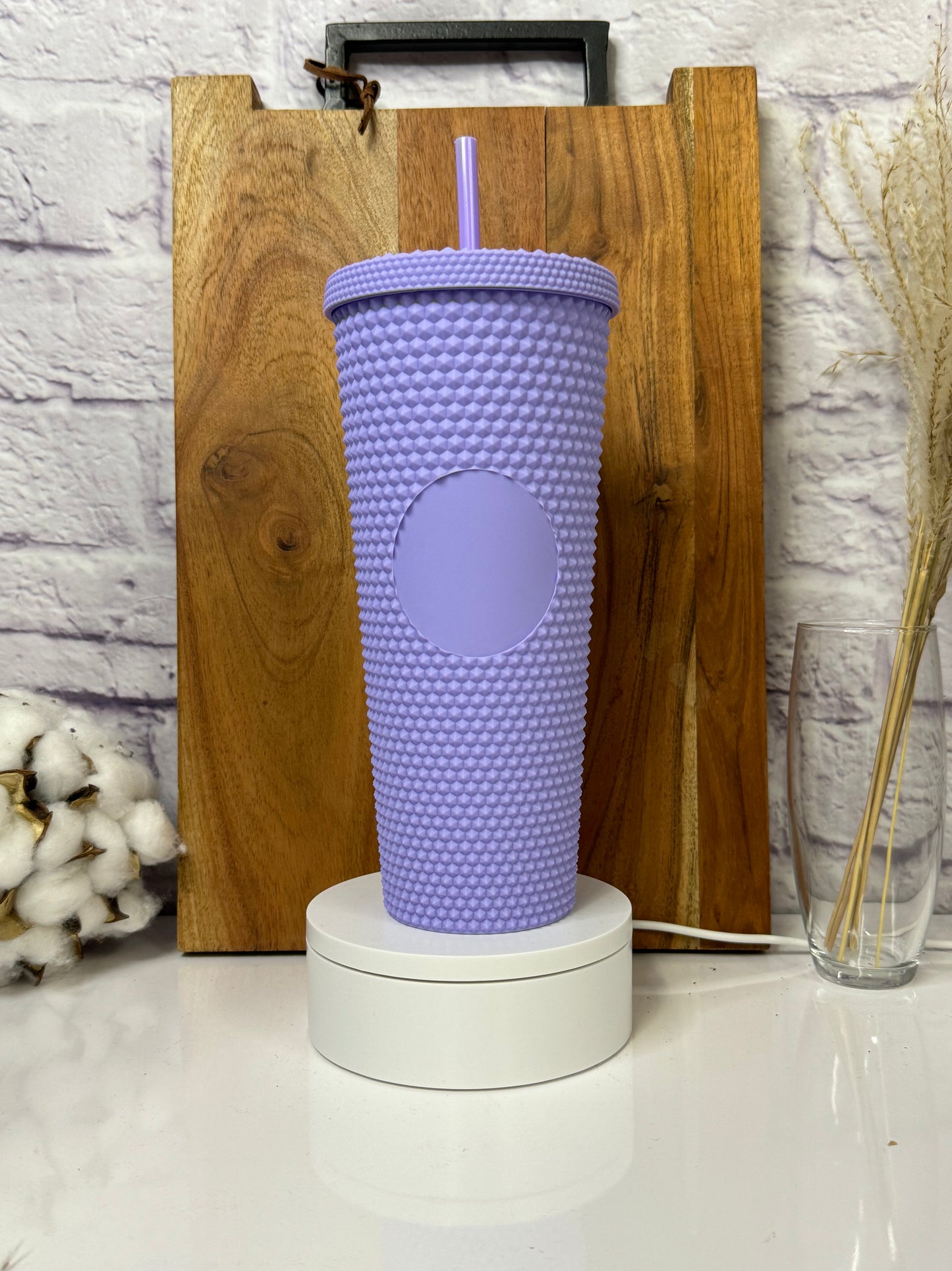 24oz Studded Tumbler with Candy and Straw Buddy