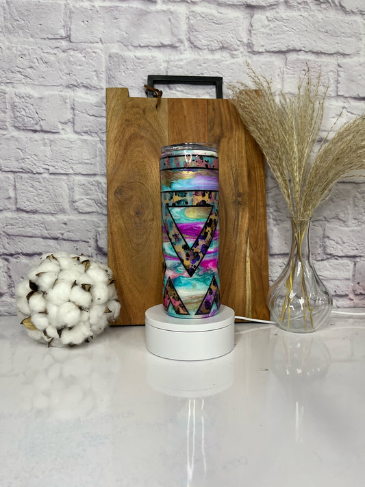 RTS 20oz Cheetah Ink & Template