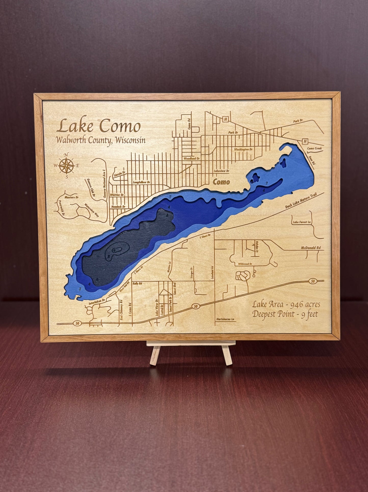 Lake Geneva & Lake Como Map