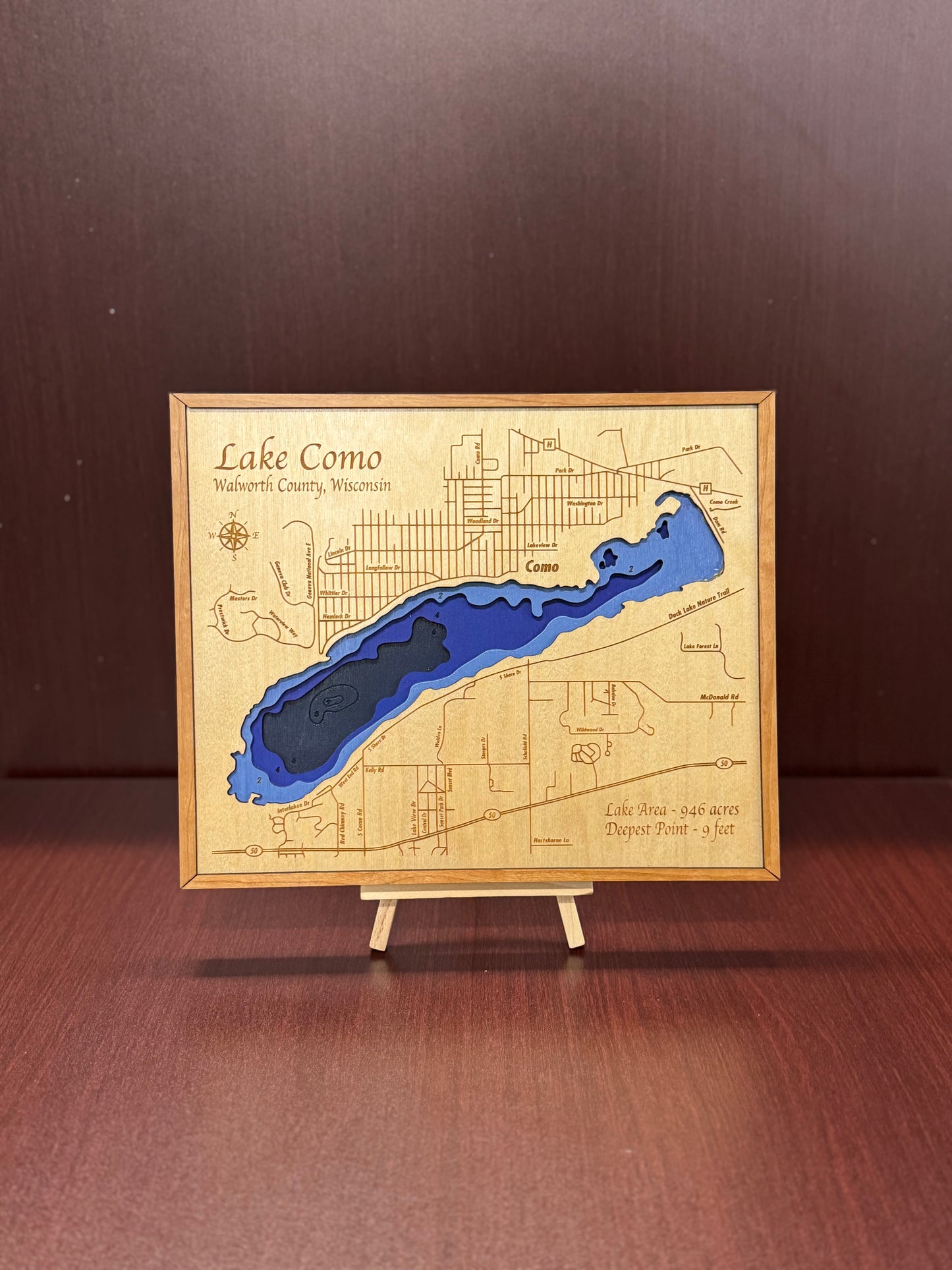 Lake Geneva & Lake Como Map