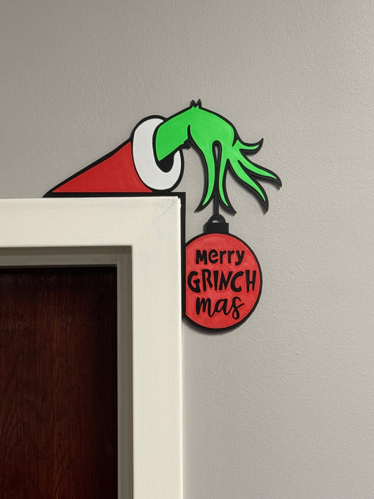 Merry Grinchmas Door Corner