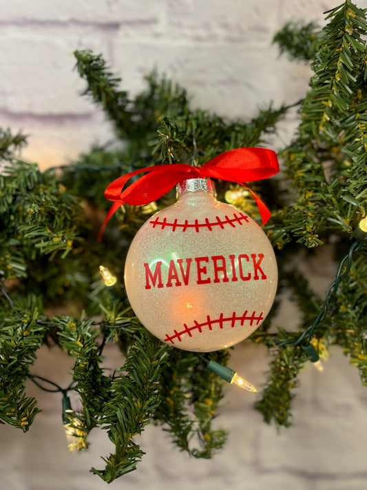 Baseball Ornament