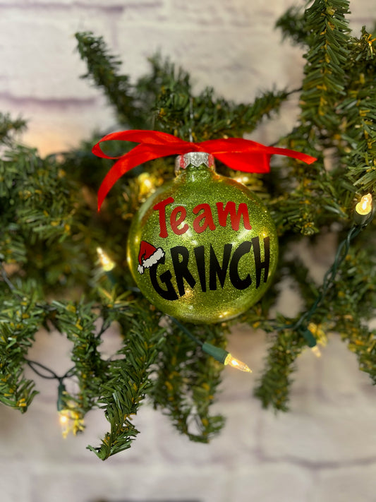 Team Grinch Ornament