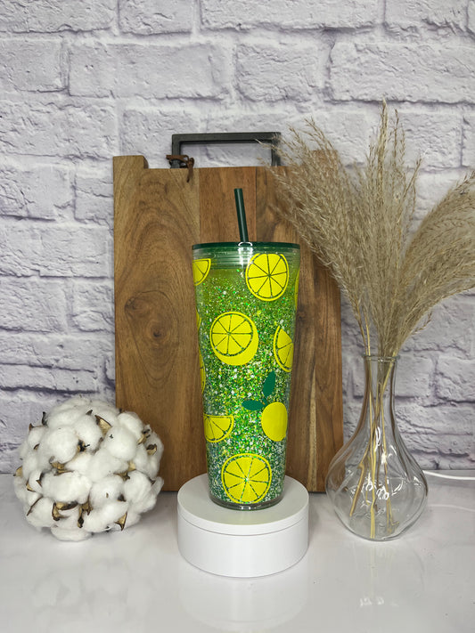 RTS 24oz 🍋 Snowglobe Tumbler