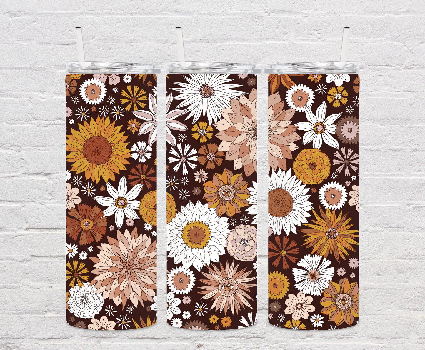 Boho Floral Tumbler