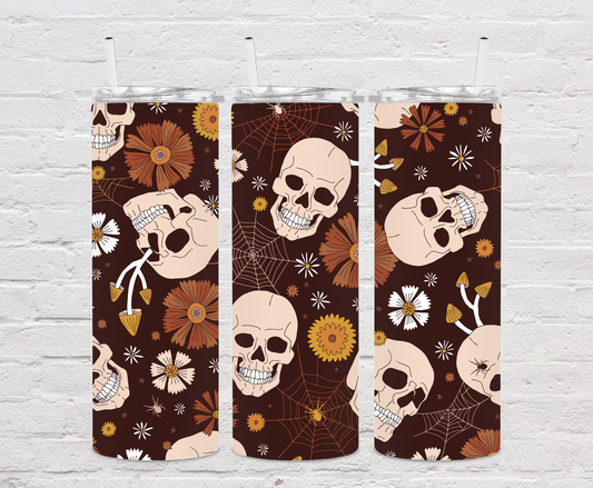 Boho Skull Tumbler