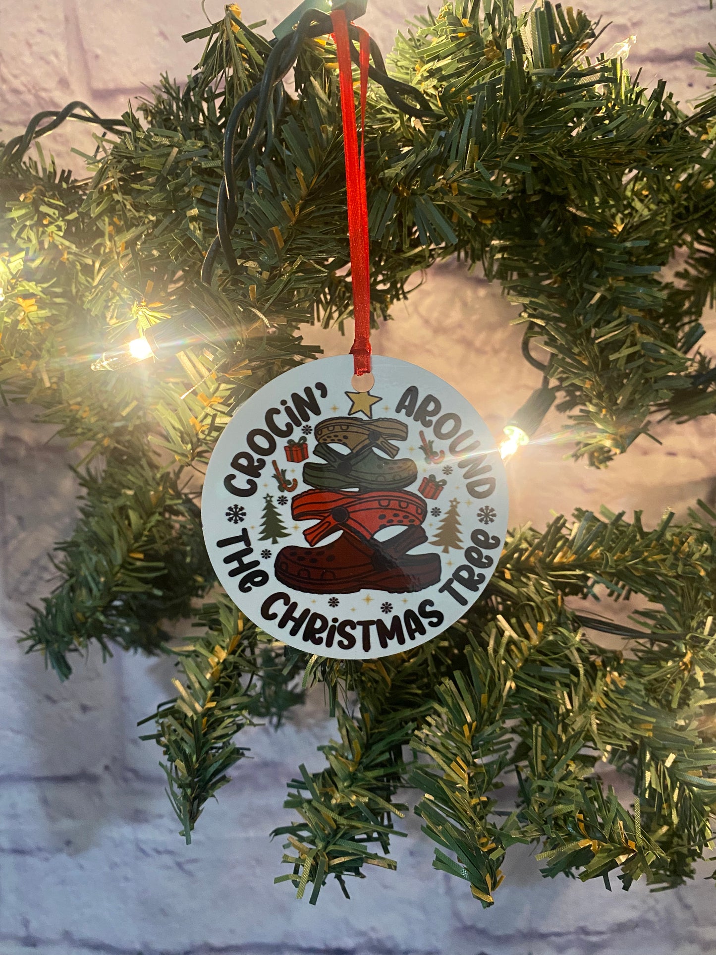 Crocin' Around The Christmas Tree Ornament