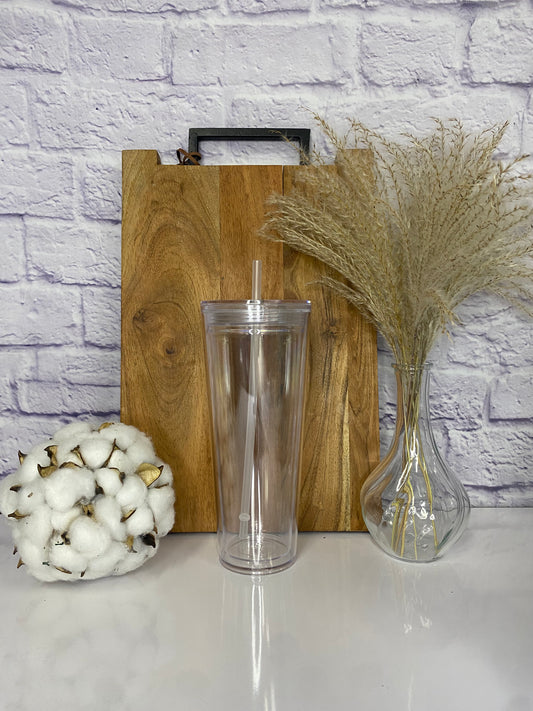 24oz Snow Globe Tumbler
