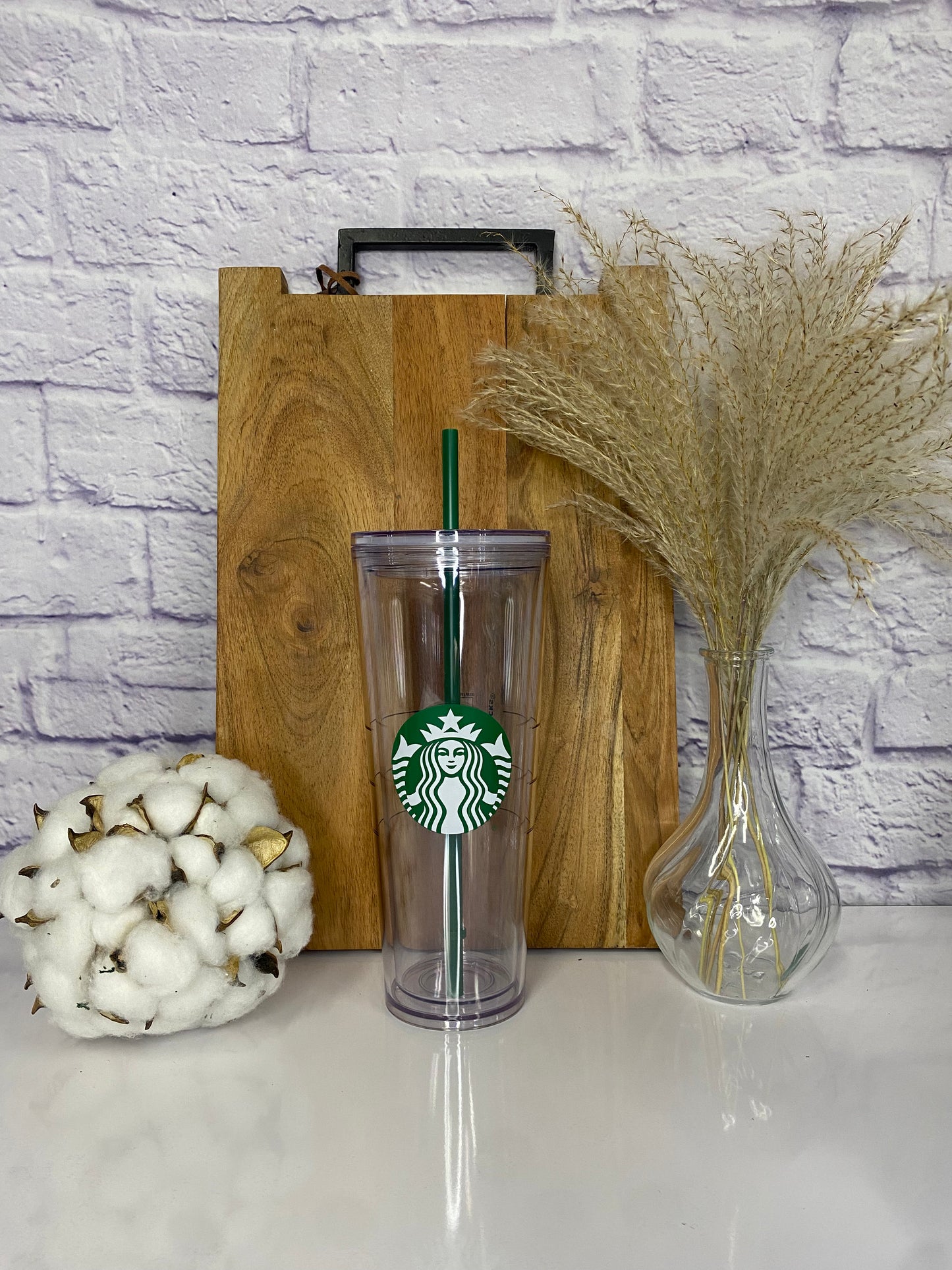 24oz Starbucks Snowglobe Tumbler