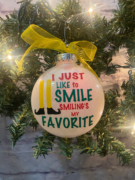 Smiling's My Favorite Ornament