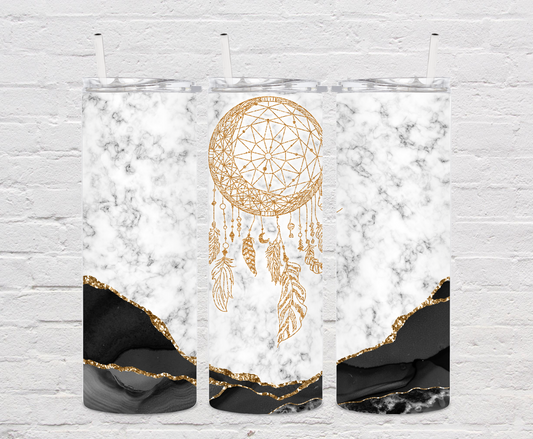 Marble Dream Catcher Tumbler