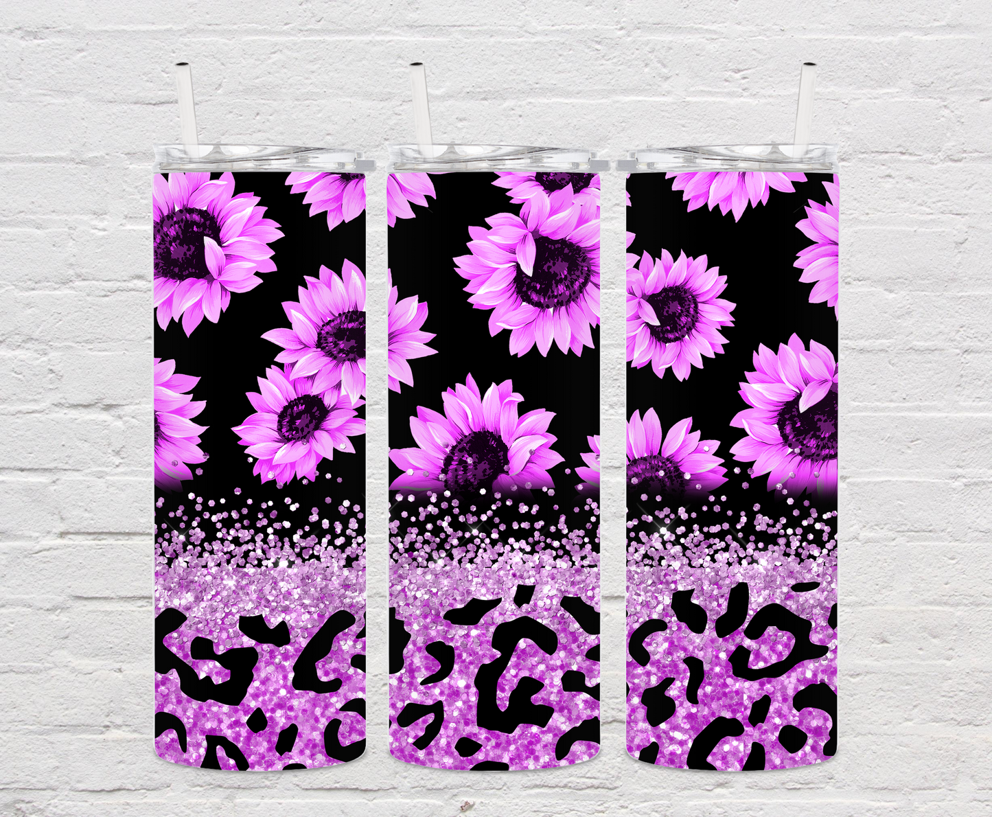 Pink Sunflower Tumbler