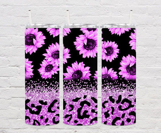 Pink Sunflower Tumbler