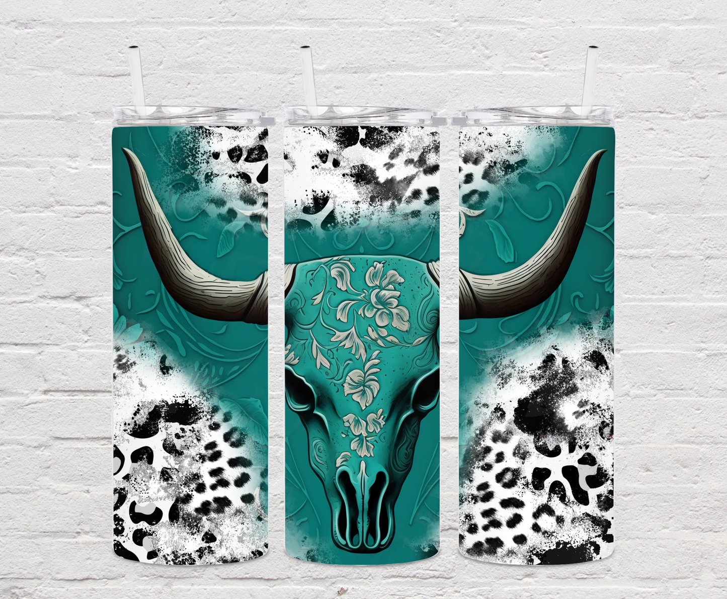 Cowhide Aztec Tumbler